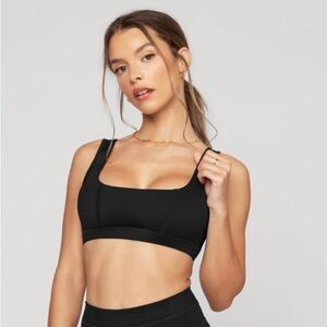 POPFLEX Active Corset Bra in Basic Black NWT Medium Magical